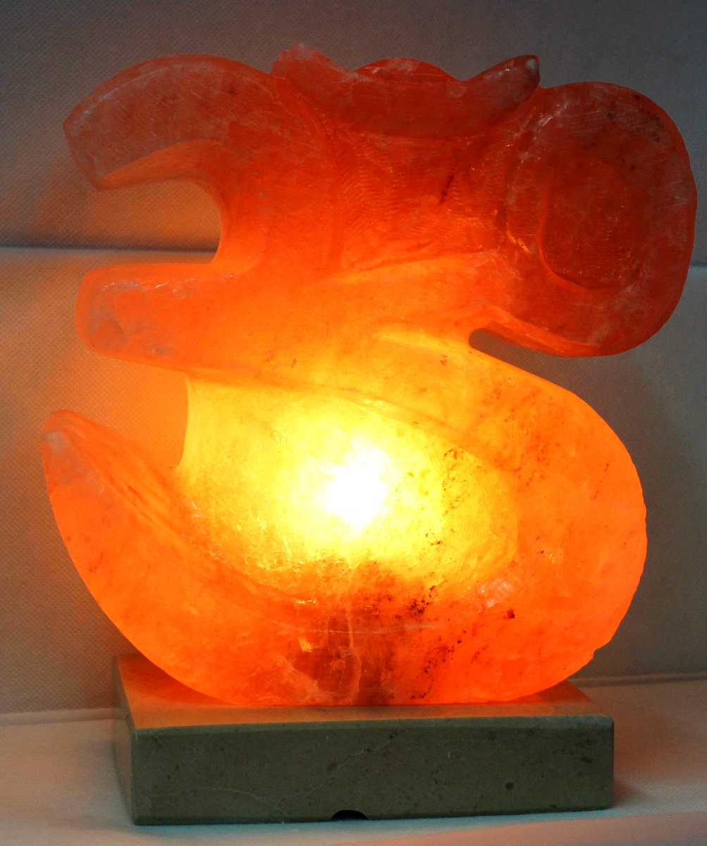 Himalayan Salt, Pink, Lamp, ‘Om’ Shaped